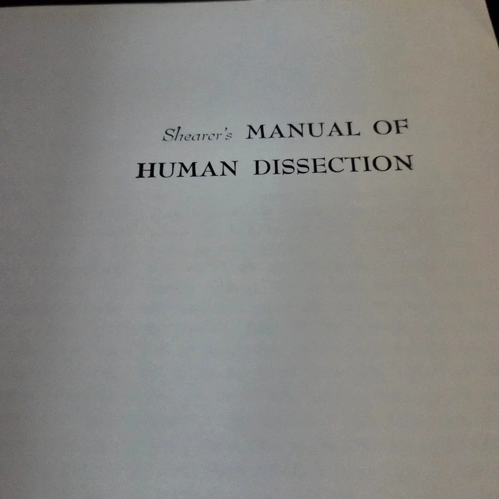 Manual of Human Dissection 5th Edition‎ Tobin Shearer McGraw Hill Textbook